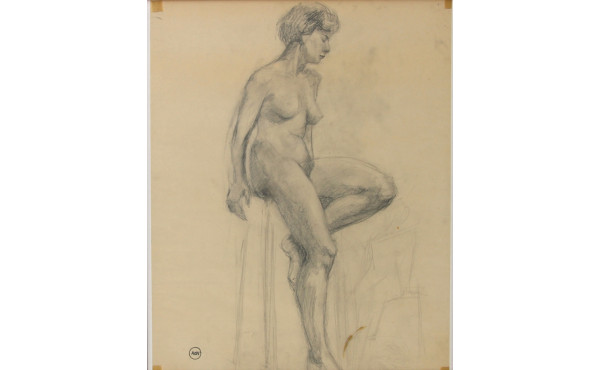 Adelyne NEVEUX (1912-1987) "Nu féminin a