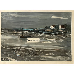 Georges LAPORTE (1926-2000) "Marines", p