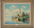 CLERMONT (Xxème) "Marine, bateaux amarré