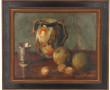 Ecole Xxème "Nature morte aux pommes", h