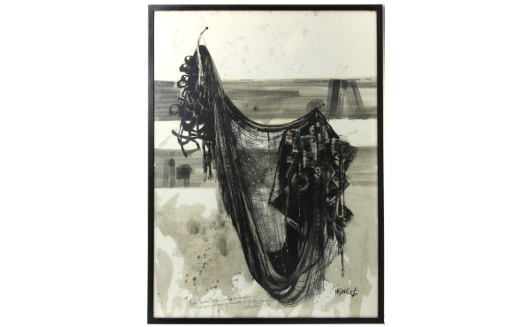 Michel KING (1930) "Filets et flotteurs"