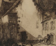 Lionel FLOCH (1895-1972) "Marché aux che