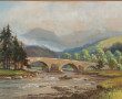 George TREVOR (XXème) "Paysage de campag