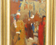 Ecole Xxème "Scène orientaliste", huile 