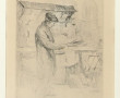 Henri LE RICHE (1868-1944) "Bouquiniste 