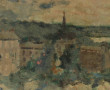 Simon SEGAL (1898-1969) "Ville de bord d