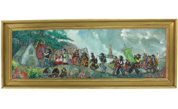 A. MORIN DEL REMO (Xxème) "Pardon breton