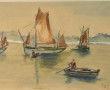 Ecole Bretonne milieu Xxème "Marine aux 
