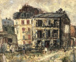 Simon SEGAL (1898-1969) "Faubourg animé"