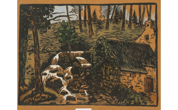 Henri RETROUVEY (XIXè-Xxè) "Paysage de c