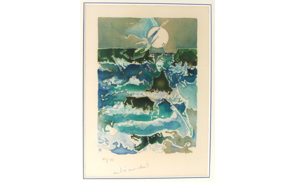 André MARCHAND (1907-1997) "Composition 