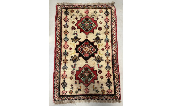 Tapis GACHGAI en laine points noués déco