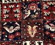 Grand tapis BAKTIAR en points noués déco