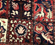 Grand tapis BAKTIAR en points noués déco