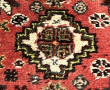Tapis GACHGAI en laine points noués à fo