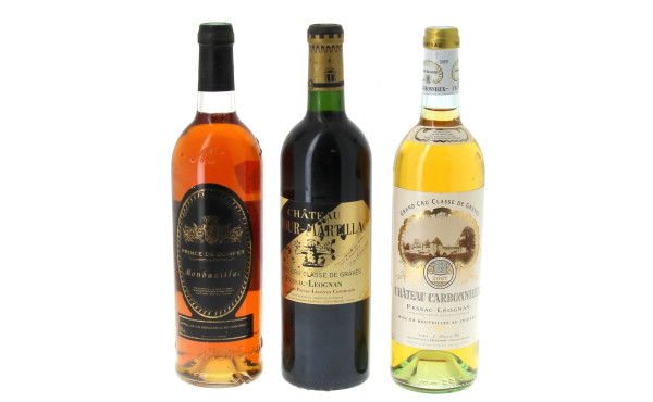 Lot de 3 bouteilles: - 1 B Ch LATOUR MA