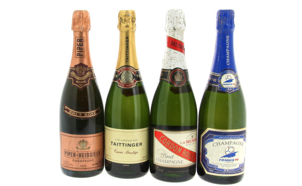 CHAMPAGNE - 4 bouteilles: - TAITINGER b