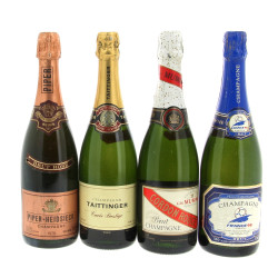 CHAMPAGNE - 4 bouteilles: - TAITINGER b