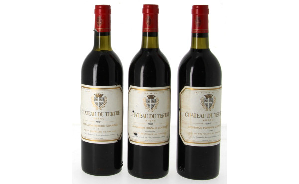 3 B Ch du TERTRE 1981 5e GCC Margaux