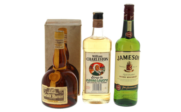 Lot de 3 bouteilles: 1 B WHISKY irlandai