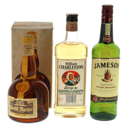Lot de 3 bouteilles: 1 B WHISKY irlandai