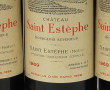 Lot de 7 bouteilles: - 5 B: Ch SAINT ES