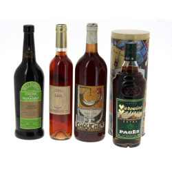Lot de 4 bouteilles: -1 B VERVEINES DU