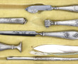 Nécessaire à écrire ancien en métal arge