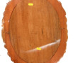 INDOCHINE - Cadre ovale en bois exotique