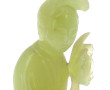 CHINE Xxème - Statuette en néphrite figu
