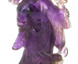 "Femme tenant des fleurs", statuette chi