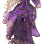 "Femme tenant des fleurs", statuette chi