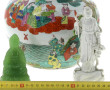 CHINE fin Xxème - Pot couvert en porcela