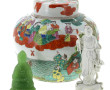 CHINE fin Xxème - Pot couvert en porcela