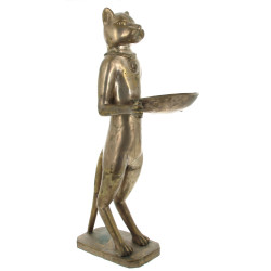 INDONESIE - Grand sujet en métal figuran