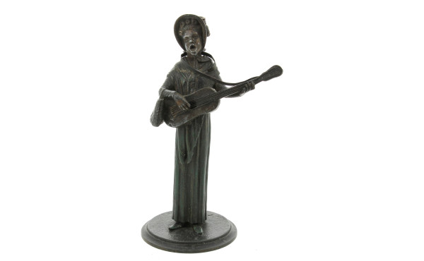 François GEORGE (XIXè-Xxè) "Musicienne",