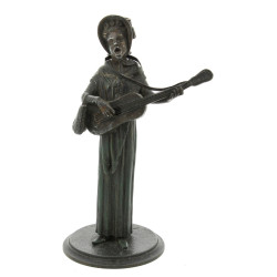 François GEORGE (XIXè-Xxè) "Musicienne",