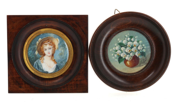 "Portrait de femme au chapeau", miniatur