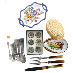 6 couverts à poisson en inox Jean Couzon