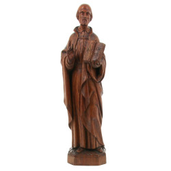 St Ignace de Loyola - Statue en bois scu