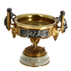 Tazza en bronze de style néo-classique, 