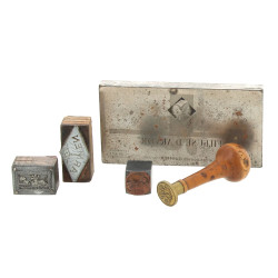 Plaque d'impression ancienne "Fileuse d'