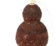 Tabatière en corroso sculpté, H 7,5 cm (