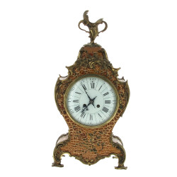 Pendule cartel dans le style Louis XV à 