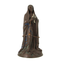 Ecole XIXème "Vierge", sujet en bronze à