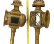 Deux lanternes de carrosse anciennes