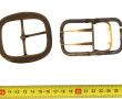 Lot de 2 boucles anciennes dont une en a