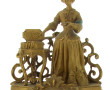 Pendule de style Romantique, en bronze e