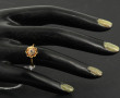 Bague en or jaune 18 carats, poinçon têt