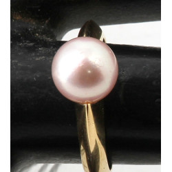 Bague en or jaune 18 carats, poinçon têt